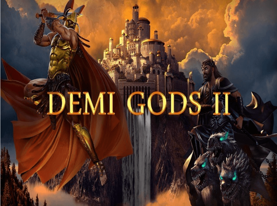 The splash page of the second part of the Demi Gods trilogy